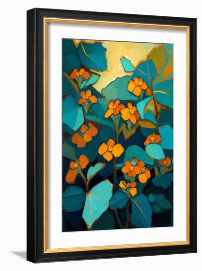 Orange Crossandra I-Avril Anouilh-Framed Art Print