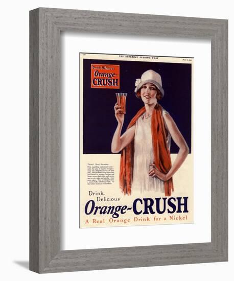 Orange Crush, USA, 1920-null-Framed Giclee Print