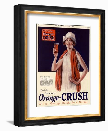 Orange Crush, USA, 1920-null-Framed Giclee Print