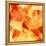 Orange Crystal Vector Abstract Pattern-art_of_sun-Framed Stretched Canvas