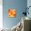 Orange Crystal Vector Abstract Pattern-art_of_sun-Mounted Art Print displayed on a wall
