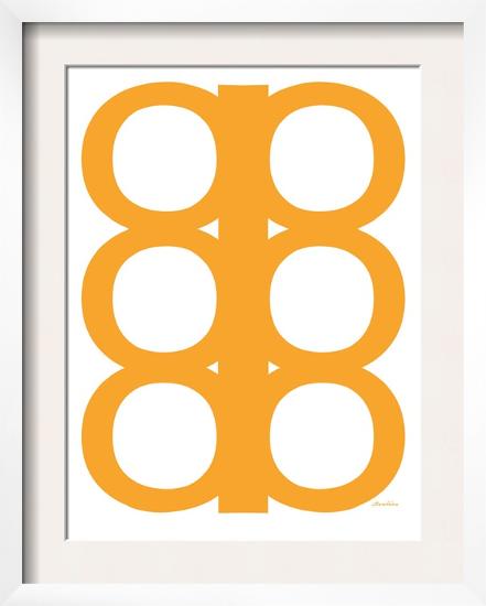 Orange Design, no. 300-Avalisa-Framed Art Print