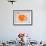 Orange Drum Set-NaxArt-Framed Art Print displayed on a wall