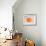 Orange Drum Set-NaxArt-Framed Art Print displayed on a wall
