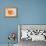 Orange Drum Set-NaxArt-Framed Stretched Canvas displayed on a wall