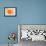 Orange Drum Set-NaxArt-Framed Stretched Canvas displayed on a wall