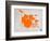 Orange Drum Set-NaxArt-Framed Art Print