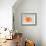 Orange Drum Set-NaxArt-Framed Art Print displayed on a wall