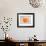 Orange Drum Set-NaxArt-Framed Art Print displayed on a wall