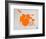 Orange Drum Set-NaxArt-Framed Art Print