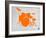 Orange Drum Set-NaxArt-Framed Art Print