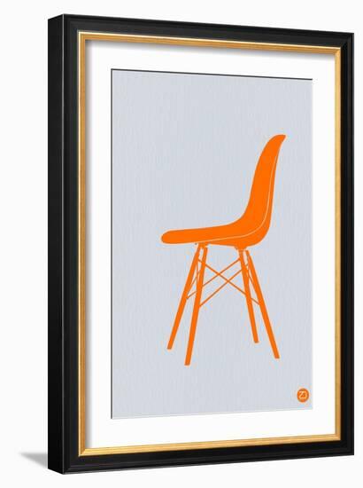 Orange Eames Chair-NaxArt-Framed Premium Giclee Print