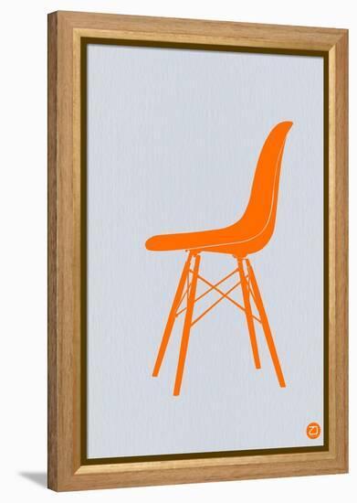 Orange Eames Chair-NaxArt-Framed Stretched Canvas