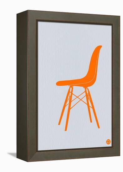 Orange Eames Chair-NaxArt-Framed Stretched Canvas