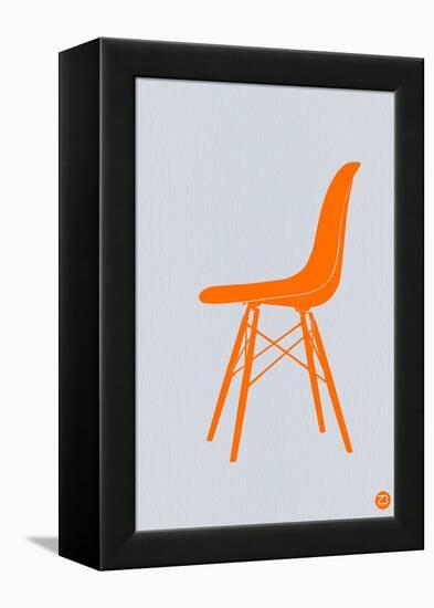 Orange Eames Chair-NaxArt-Framed Stretched Canvas