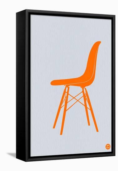 Orange Eames Chair-NaxArt-Framed Stretched Canvas