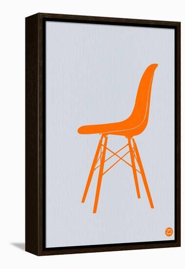 Orange Eames Chair-NaxArt-Framed Stretched Canvas