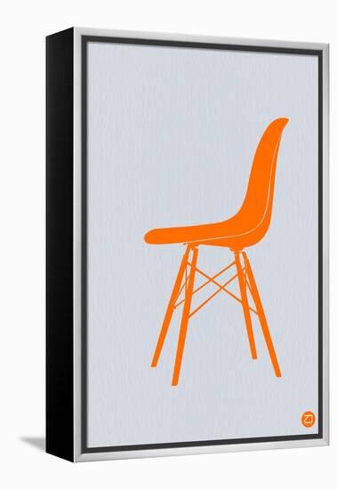 Orange Eames Chair-NaxArt-Framed Stretched Canvas