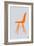 Orange Eames Chair-NaxArt-Framed Art Print