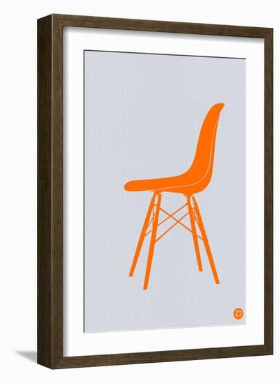 Orange Eames Chair-NaxArt-Framed Art Print