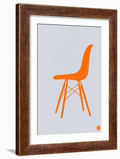 Orange Eames Chair-NaxArt-Framed Art Print