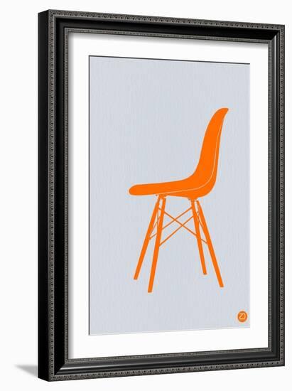 Orange Eames Chair-NaxArt-Framed Art Print