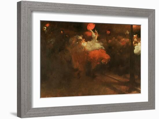Orange Festival-Jac van Looij-Framed Art Print