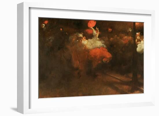 Orange Festival-Jac van Looij-Framed Art Print