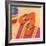 Orange Flip Flops-Paul Brent-Framed Art Print