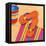 Orange Flip Flops-Paul Brent-Framed Stretched Canvas