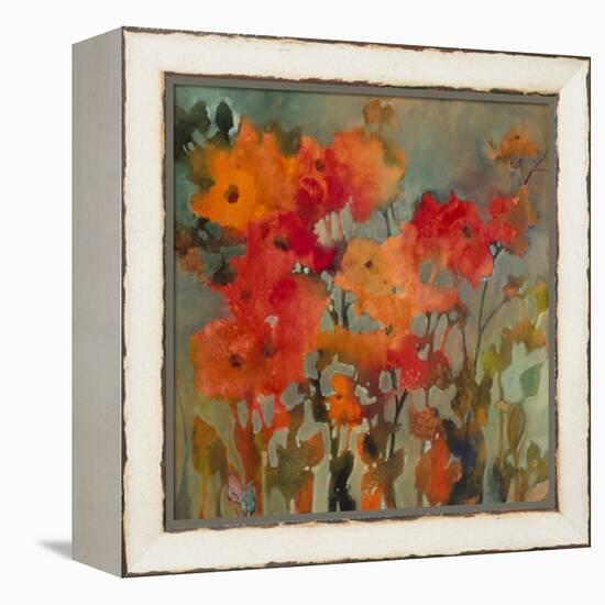 Orange Flower-Michelle Abrams-Framed Premier Image Canvas