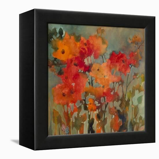 Orange Flower-Michelle Abrams-Framed Premier Image Canvas