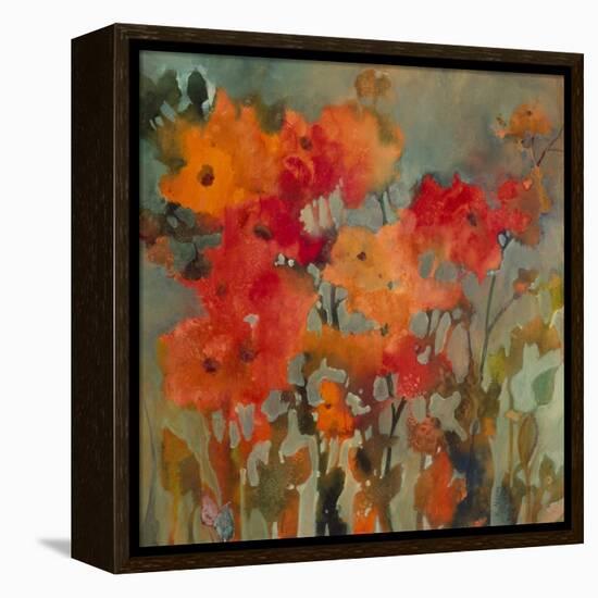 Orange Flower-Michelle Abrams-Framed Premier Image Canvas