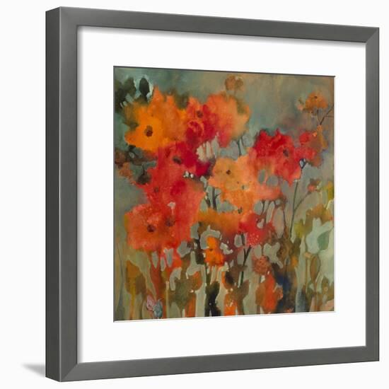 Orange Flower-Michelle Abrams-Framed Premium Giclee Print