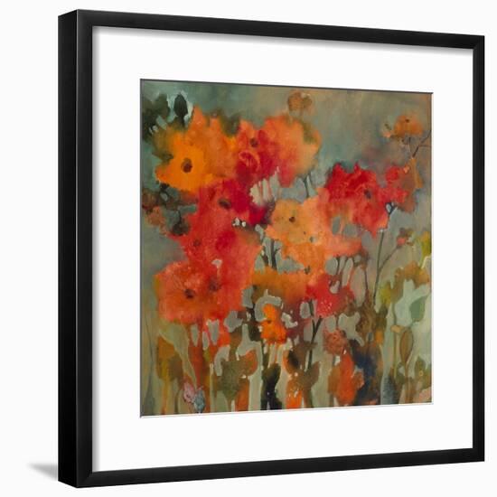 Orange Flower-Michelle Abrams-Framed Premium Giclee Print