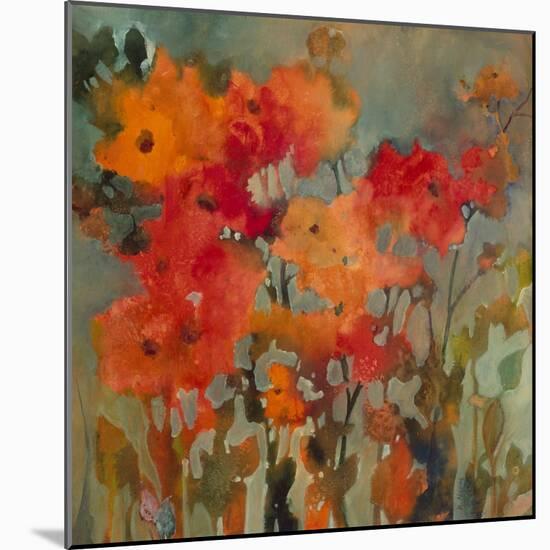 Orange Flower-Michelle Abrams-Mounted Premium Giclee Print