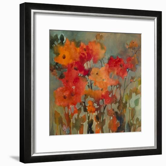 Orange Flower-Michelle Abrams-Framed Premium Giclee Print