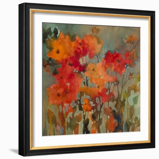 Orange Flower-Michelle Abrams-Framed Premium Giclee Print