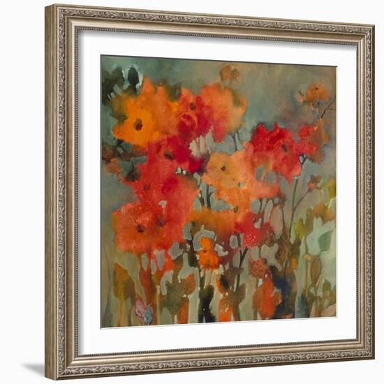 Orange Flower-Michelle Abrams-Framed Giclee Print