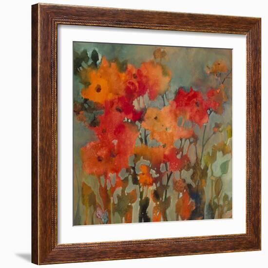 Orange Flower-Michelle Abrams-Framed Giclee Print