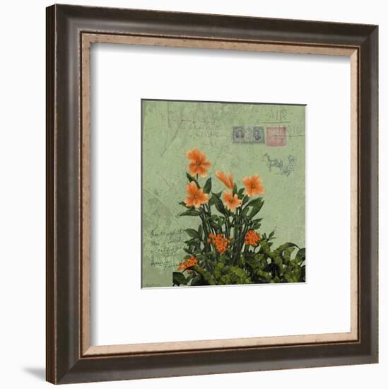 Orange Flowers-Rick Novak-Framed Art Print