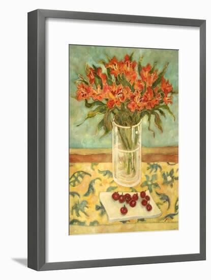 Orange Flowers-Lorraine Platt-Framed Giclee Print