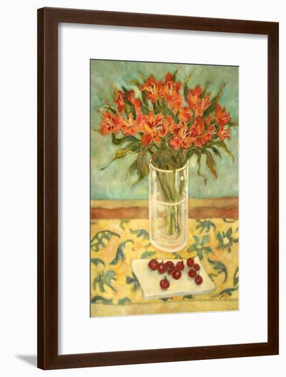 Orange Flowers-Lorraine Platt-Framed Giclee Print