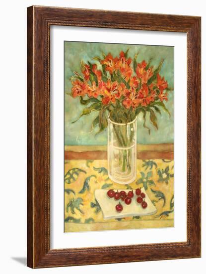 Orange Flowers-Lorraine Platt-Framed Giclee Print