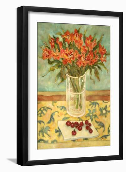 Orange Flowers-Lorraine Platt-Framed Giclee Print