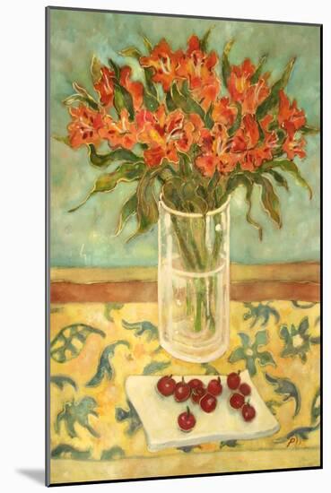 Orange Flowers-Lorraine Platt-Mounted Giclee Print