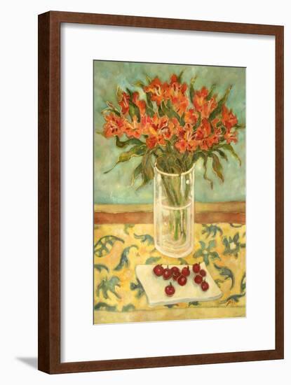 Orange Flowers-Lorraine Platt-Framed Giclee Print