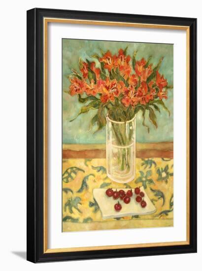 Orange Flowers-Lorraine Platt-Framed Giclee Print