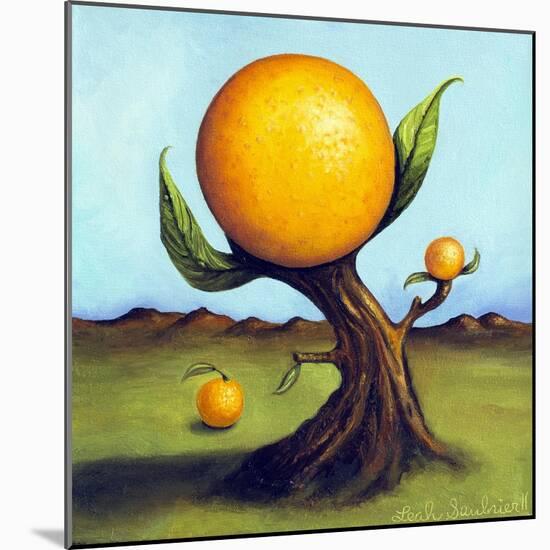 Orange Fruit Tree-Leah Saulnier-Mounted Giclee Print