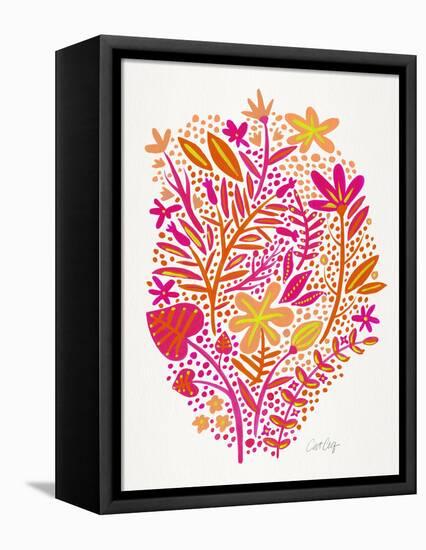 Orange Garden-Cat Coquillette-Framed Premier Image Canvas